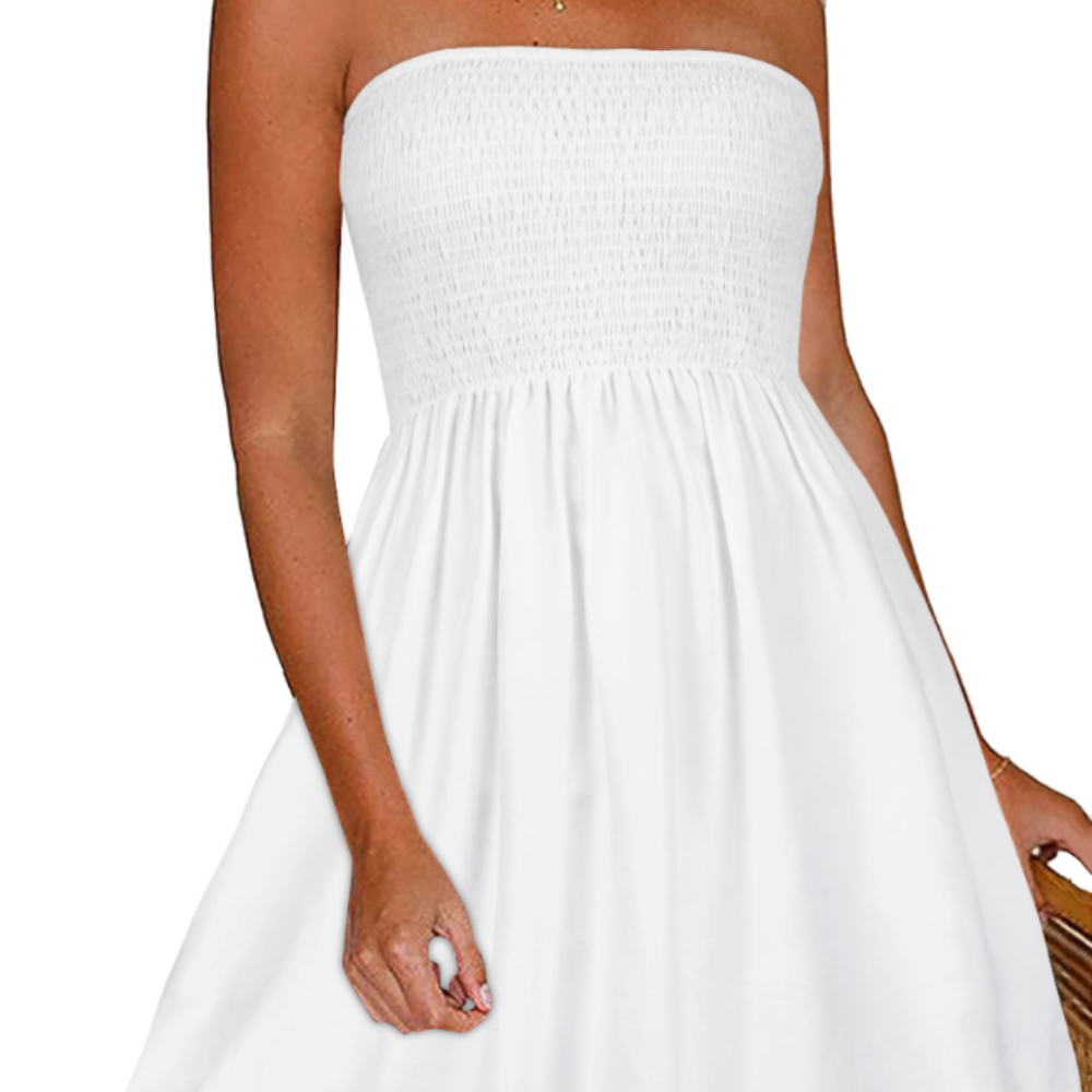 Eliana Abito Estivo Donna – Vestito Corto Off Shoulder con Stampa Boho