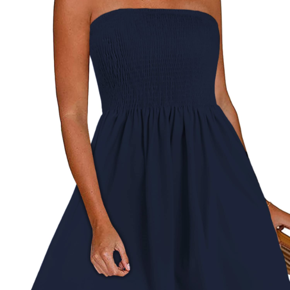 Eliana Abito Estivo Donna – Vestito Corto Off Shoulder con Stampa Boho