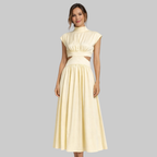 Pearl Robe Femme Longue Élégante – Robe Fluide de Soirée avec Coupe Raffinée