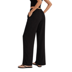 Madeline Pantalon Large Femme – Modèle Business Casual Anti-Froissement avec Poches