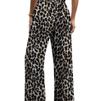Delilah Pantaloni Wide Leg Donna – Modello Estivo con Coulisse, Volant e Tasche