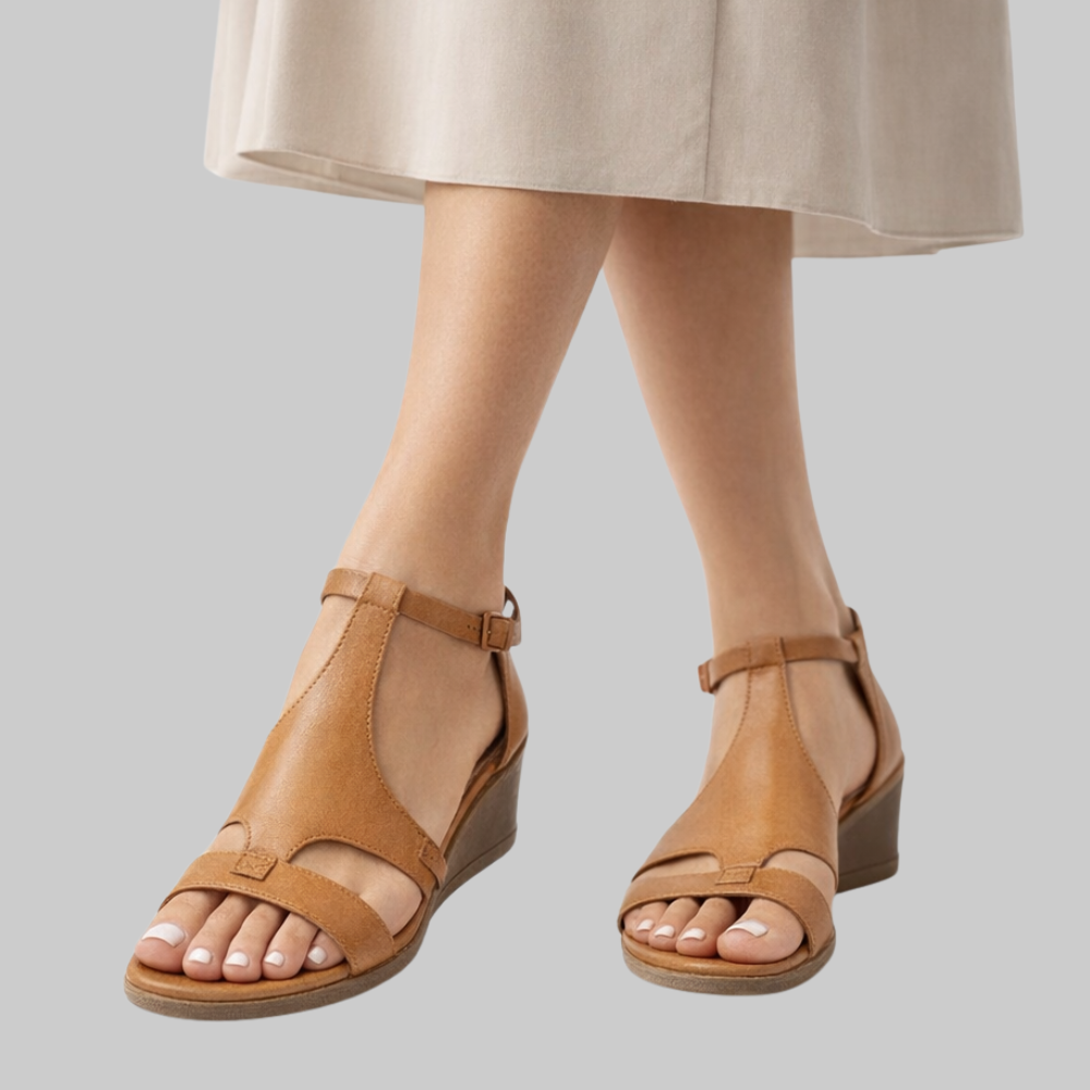 Addison Sandales Femme – Sandales ComfortWalk avec Support de la Voûte Plantaire et Semelle Antidérapante