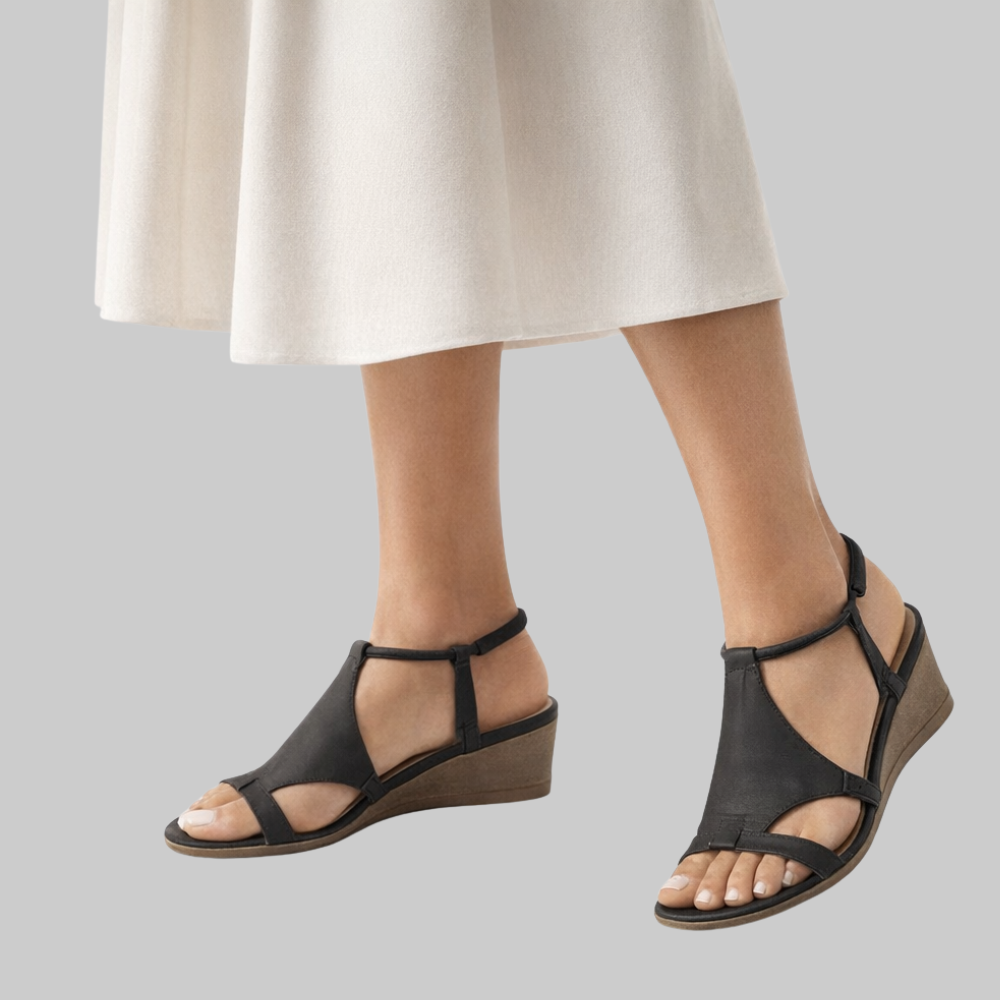 Addison Sandales Femme – Sandales ComfortWalk avec Support de la Voûte Plantaire et Semelle Antidérapante