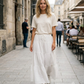 Jupe longue maxi bohème Isabella pour femme – Jupe longue à volants avec taille élastiquée