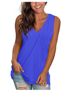 Tessa Women's Tank Top – Lightweight Sleeveless with Crew Neck and Relaxed Fit