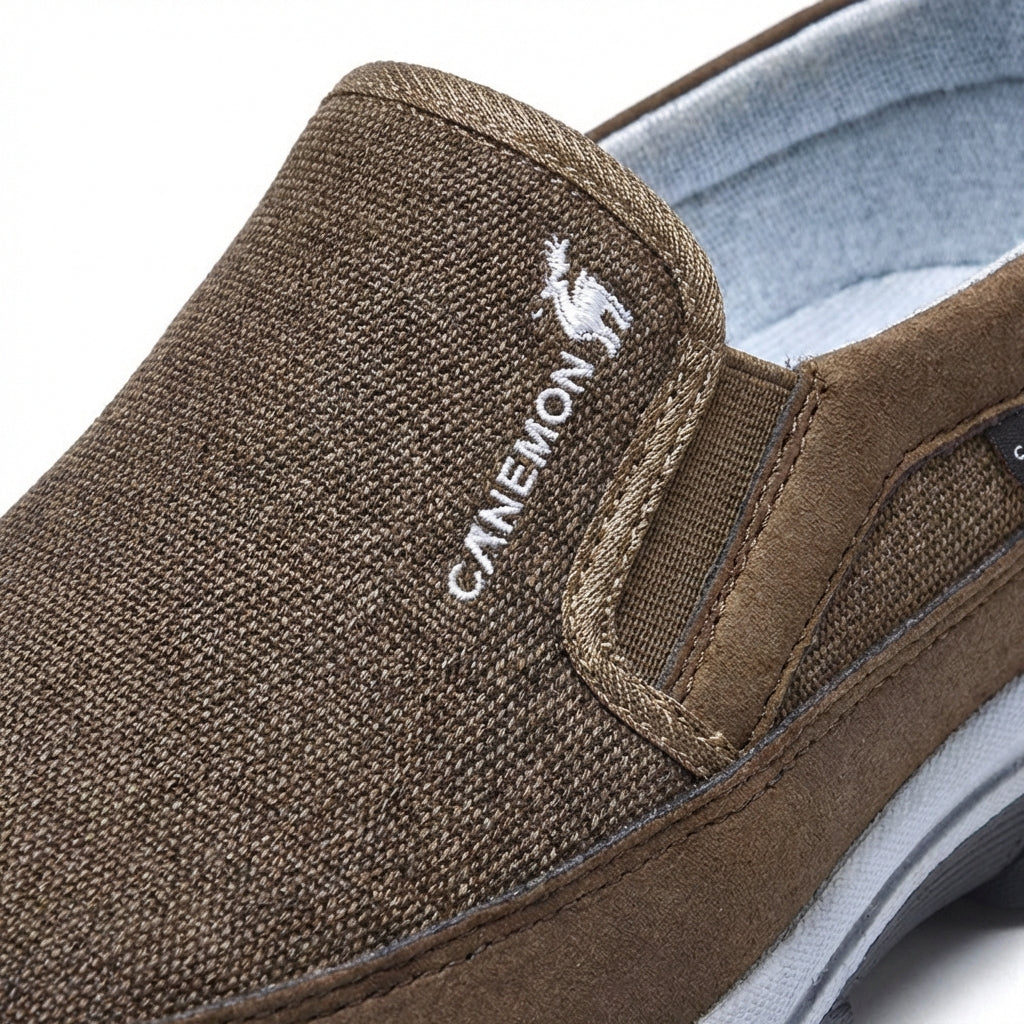 Marco Men's Slip-On Shoes – Comfortable Breathable Casual Sneakers Without Laces