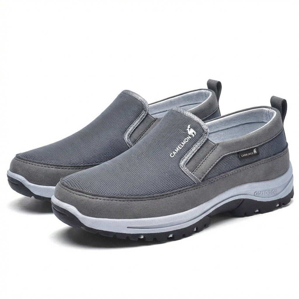 Marco Men's Slip-On Shoes – Comfortable Breathable Casual Sneakers Without Laces
