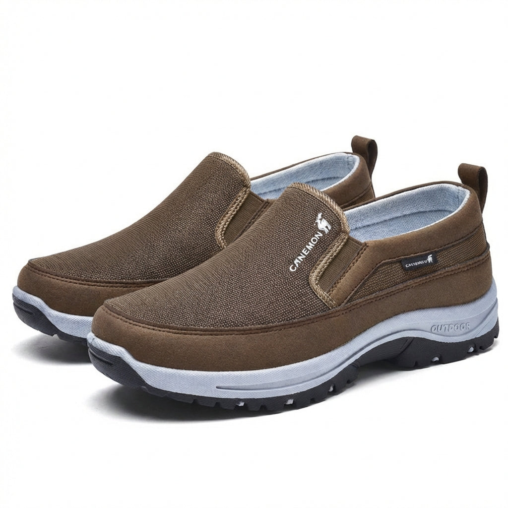 Marco Men's Slip-On Shoes – Comfortable Breathable Casual Sneakers Without Laces