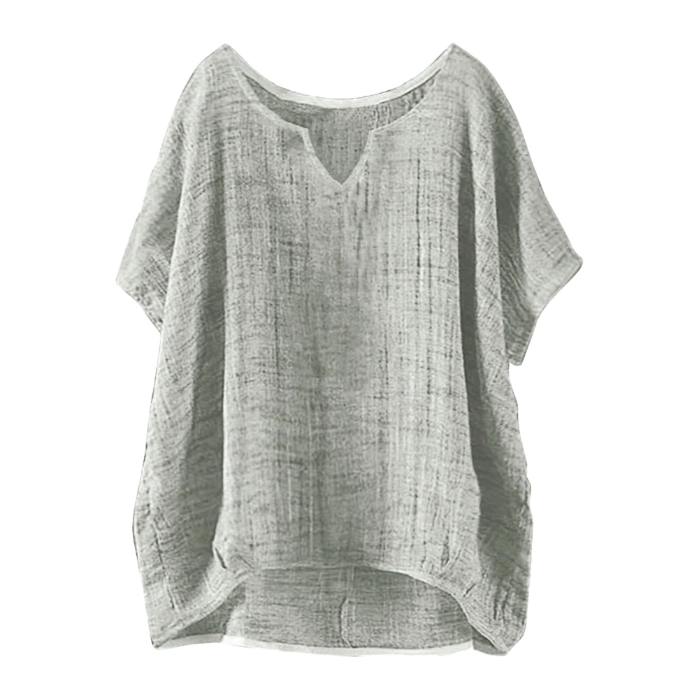 Clarissa Women's Summer T-Shirt – Crew Neck, Short Sleeves, and Relaxed Fit