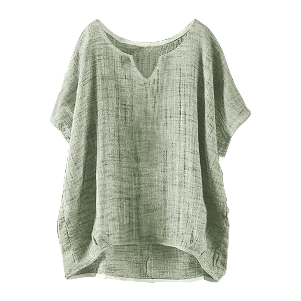 Clarissa Women's Summer T-Shirt – Crew Neck, Short Sleeves, and Relaxed Fit