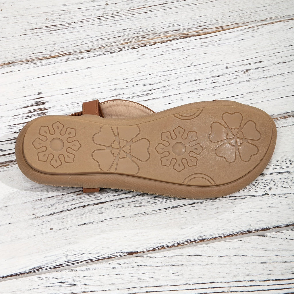 Duena Sandales Femme – Confort Ergonomique, Brides Élastiques & Design Élégant