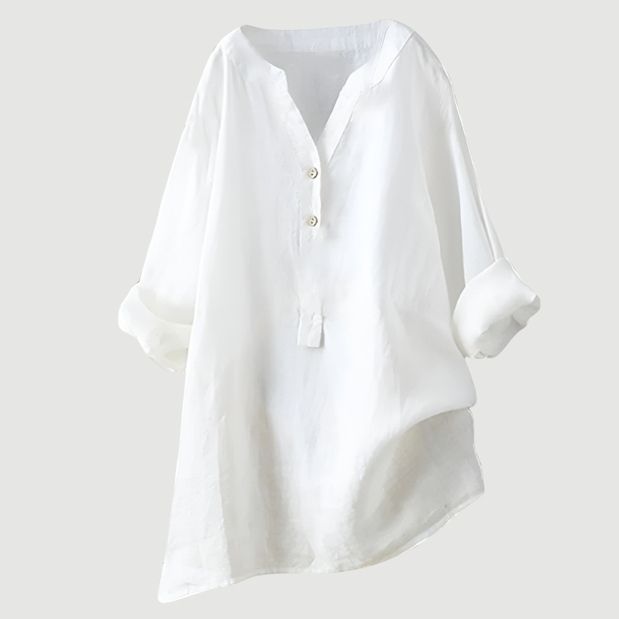 Freda Camicia Donna – Lino Traspirante, Vestibilità Ampia & Stile Estivo Casual
