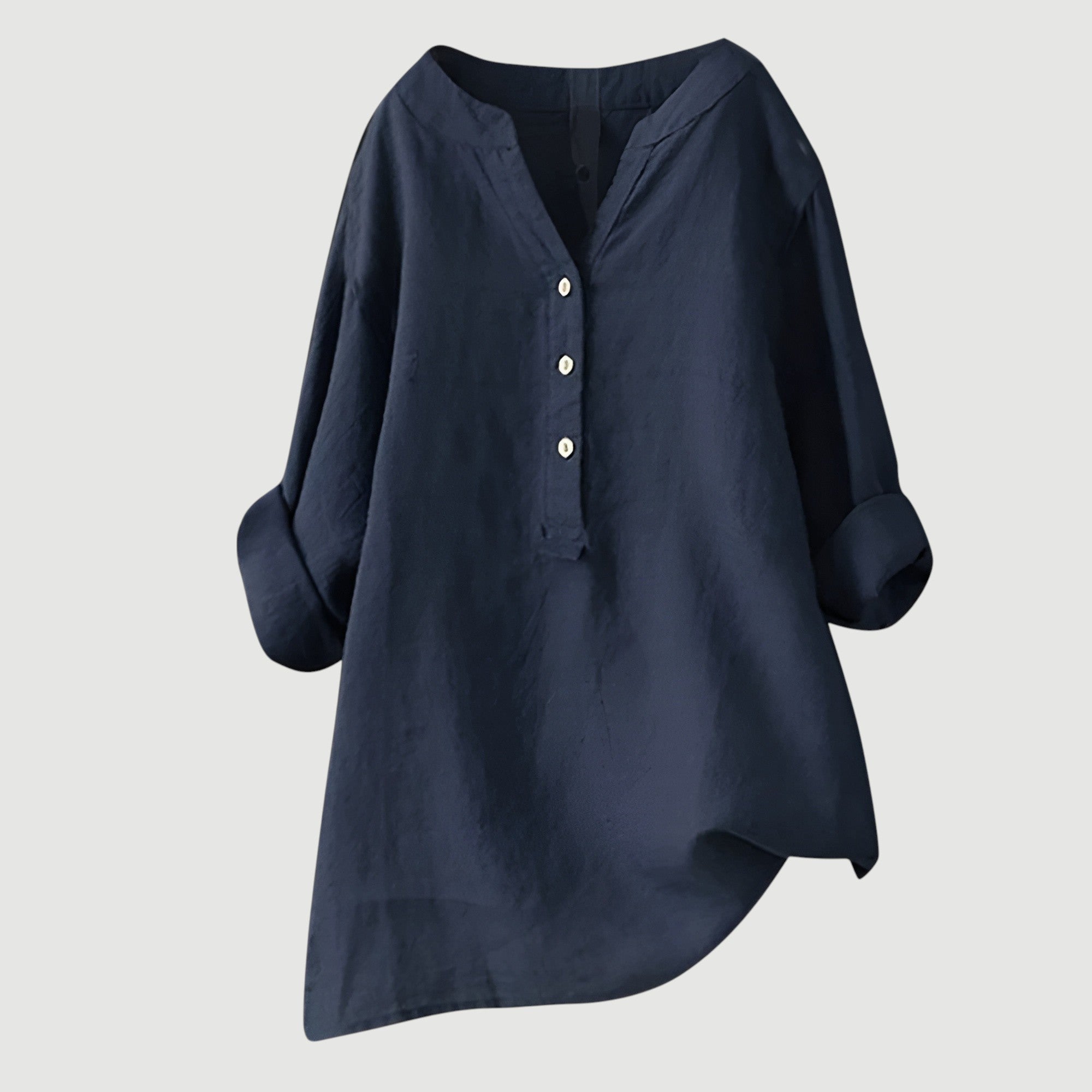 Freda Camicia Donna – Lino Traspirante, Vestibilità Ampia & Stile Estivo Casual