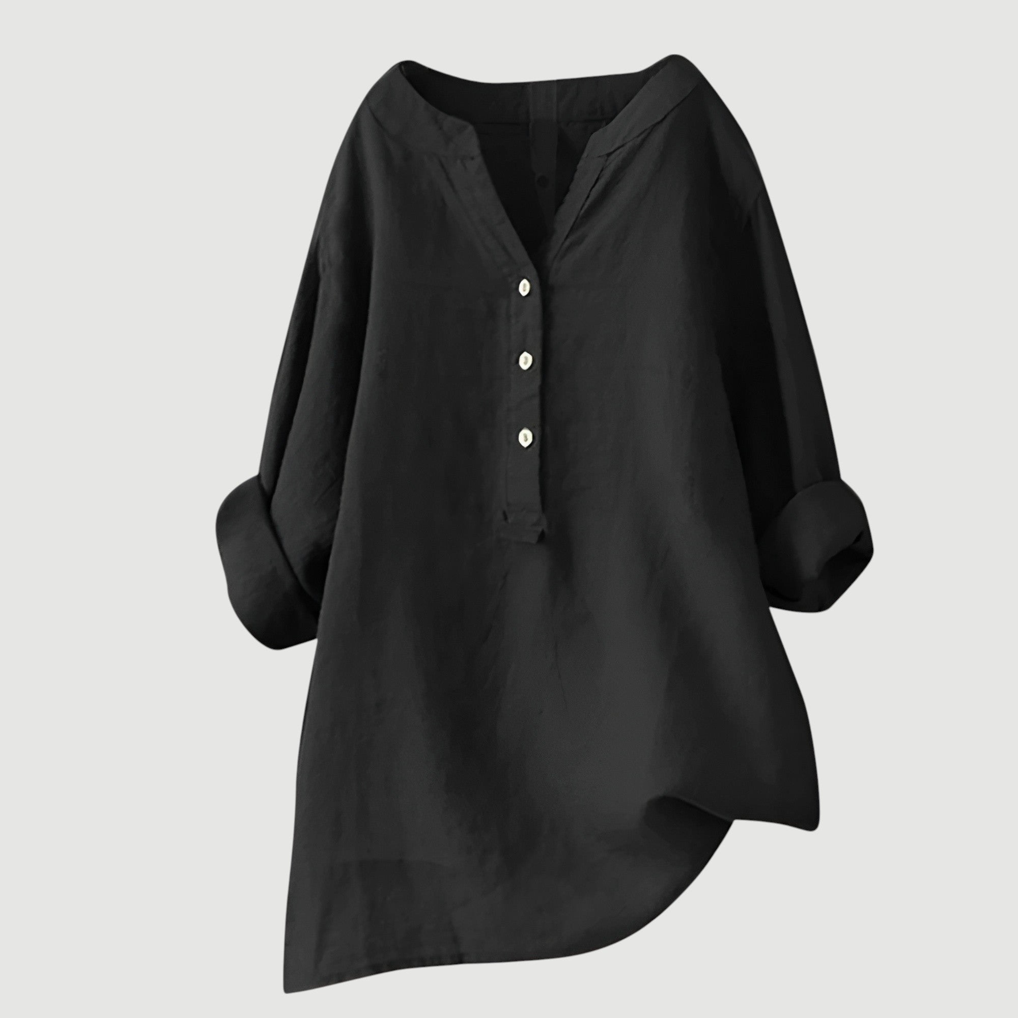 Freda Camicia Donna – Lino Traspirante, Vestibilità Ampia & Stile Estivo Casual