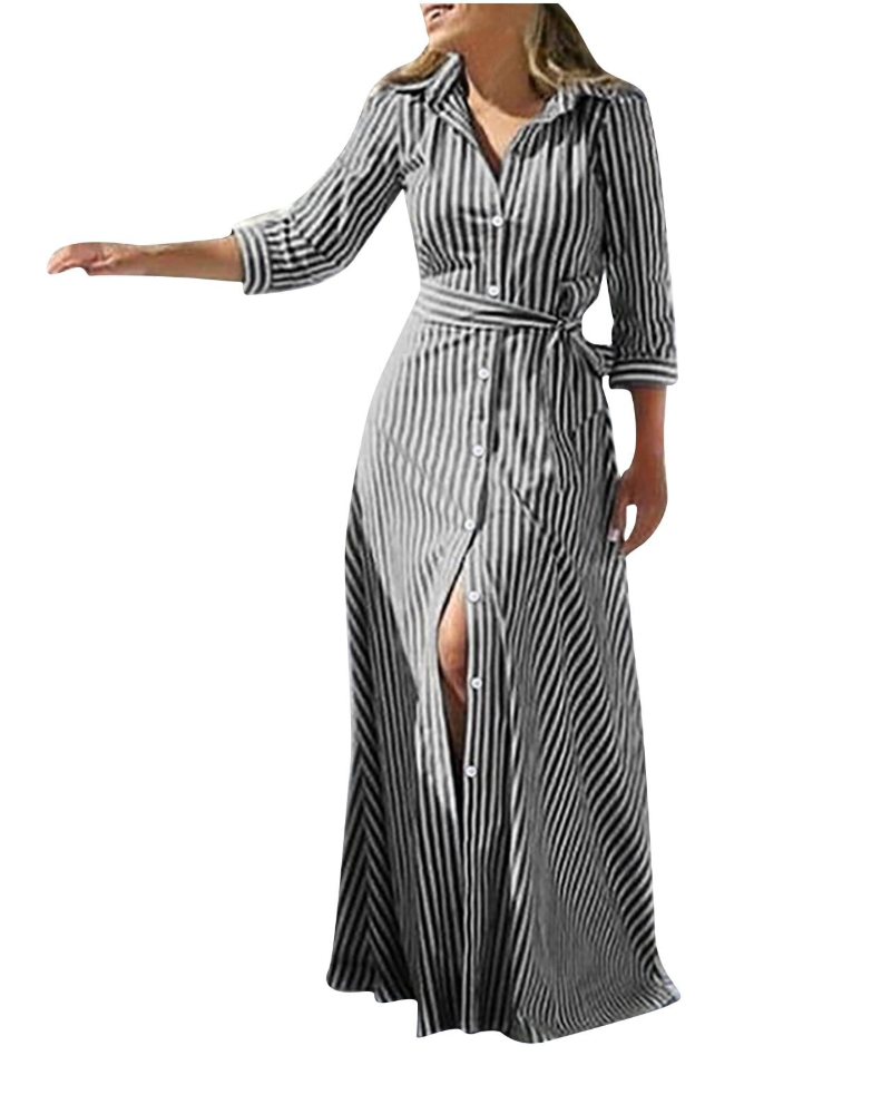 Victoria Abito Donna – Vestido Casual en Tejido Elástico, Ligero y Transpirable