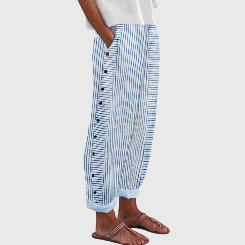 Ferena Women's Elegant Pants – Lightweight Tailored Pants, Comfortable Chic Fit