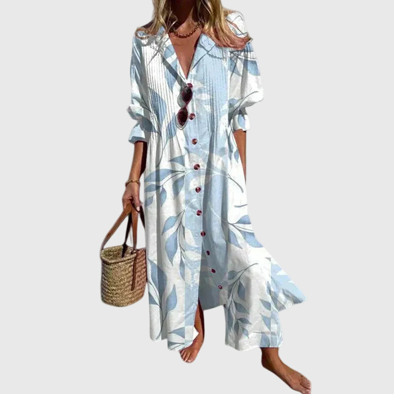 Lara Women's Maxi Boho Dress – Long Flowing Dress, Lightweight, Elegant Casual Summer