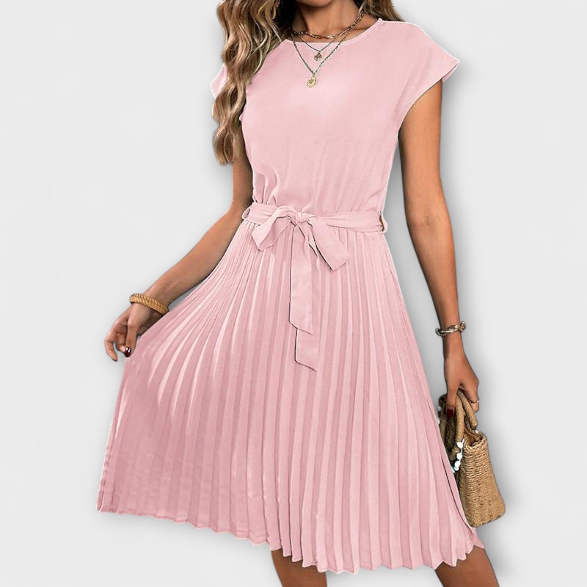 Digna Vestido Mujer Maxi Verano – Vestido Fluido Ligero Elegante Casual Chic