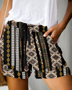 Sienna Shorts Donna – Vita Elasticizzata con Coulisse, Tasche e Vestibilità Comoda