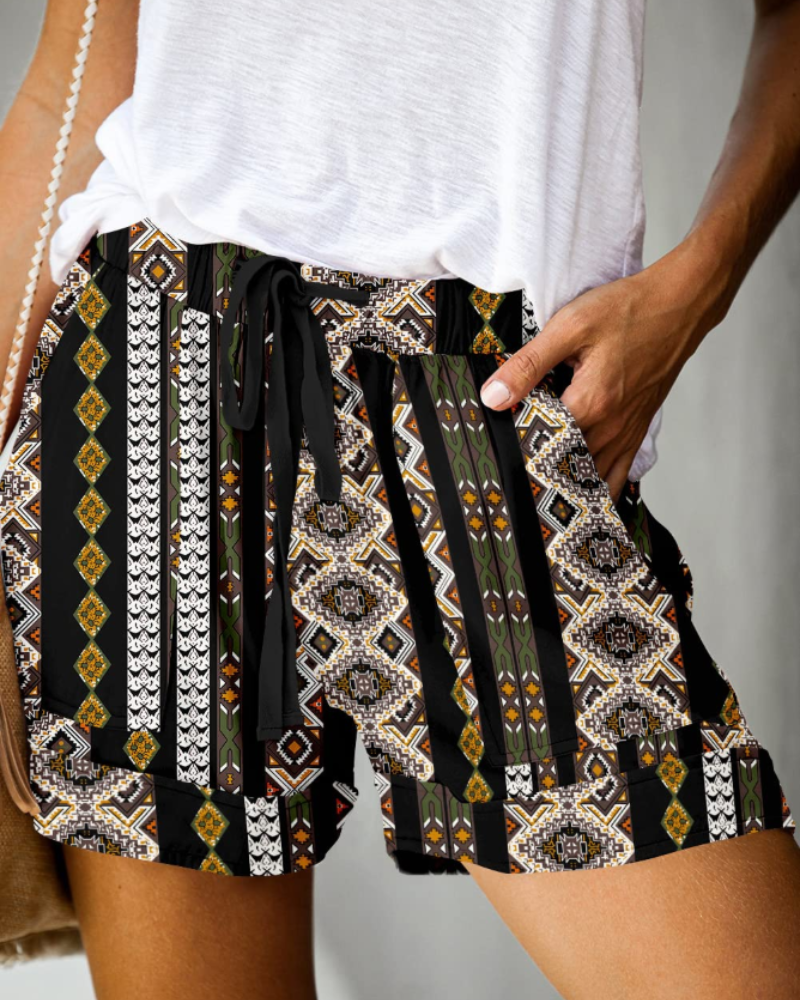 Sienna Shorts Donna – Vita Elasticizzata con Coulisse, Tasche e Vestibilità Comoda