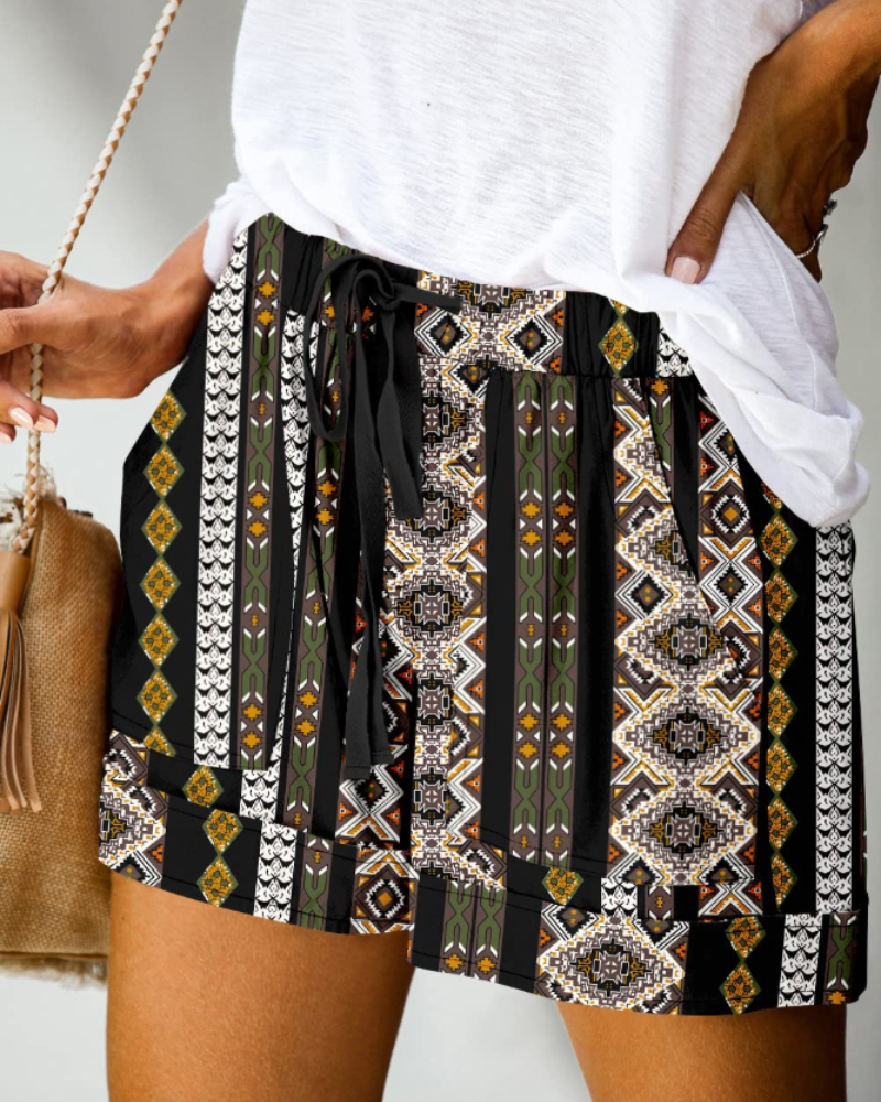 Sienna Shorts Donna – Vita Elasticizzata con Coulisse, Tasche e Vestibilità Comoda