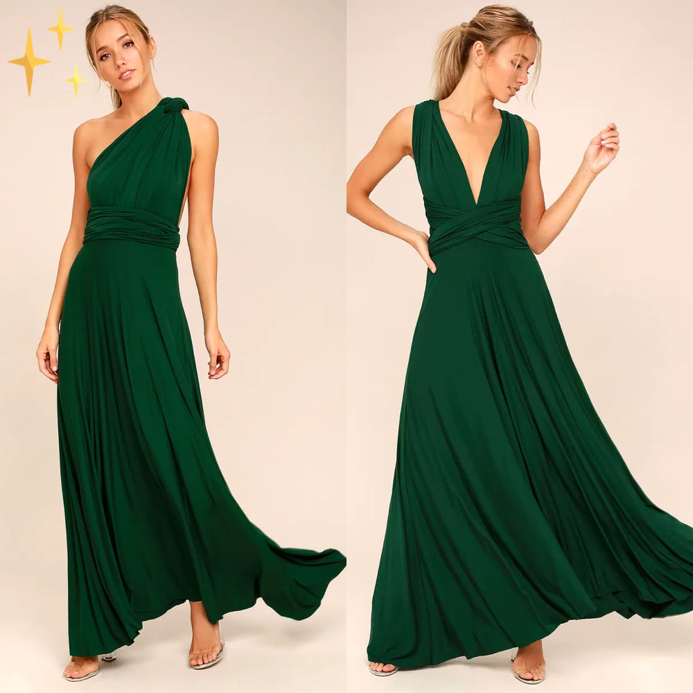 Emilia Abito Donna Portafoglio – Vestito Elegante con Cintura Regolabile Casual Chic