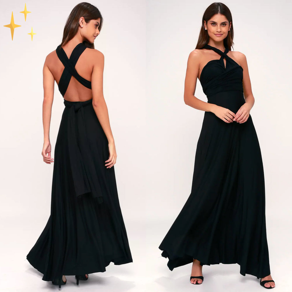 Emilia Abito Donna Portafoglio – Vestito Elegante con Cintura Regolabile Casual Chic