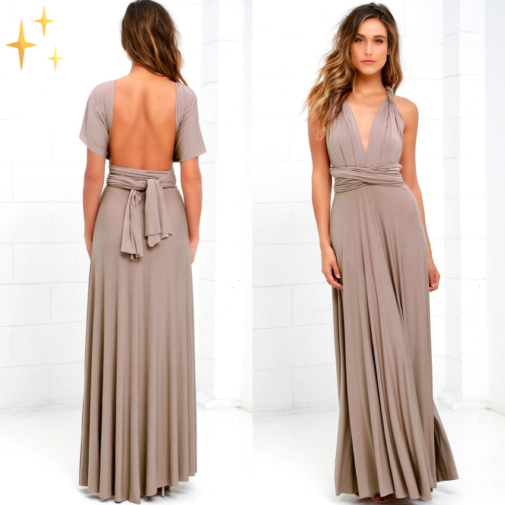 Emilia Abito Donna Portafoglio – Vestito Elegante con Cintura Regolabile Casual Chic