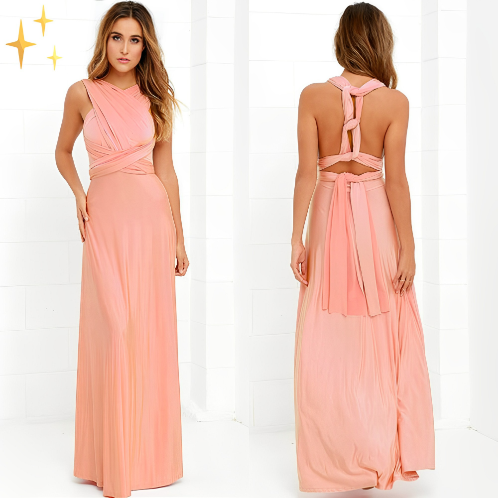 Emilia Abito Donna Portafoglio – Vestito Elegante con Cintura Regolabile Casual Chic