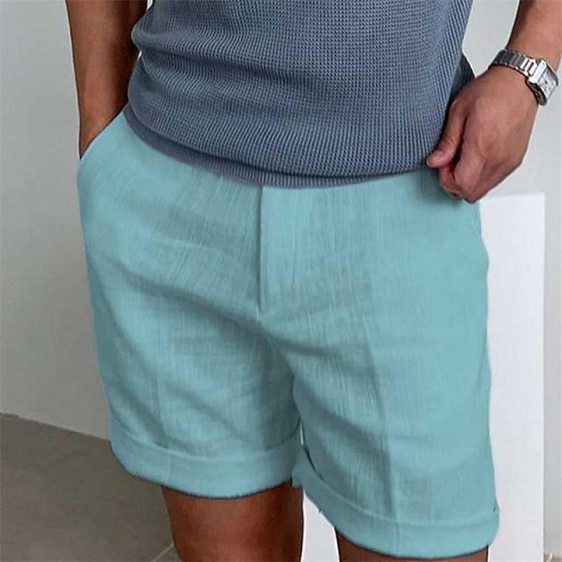 Mariano Men's Linen Shorts – Lightweight Breathable Shorts, Relaxed Casual Fit