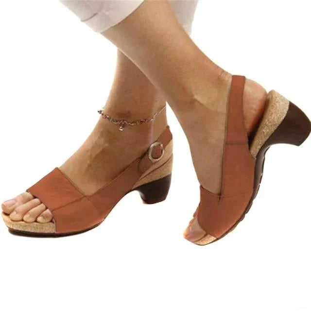 Serene Sandalias de Mujer de Verano – Sandalias Ajustables con Comodidad, Suela Amortiguada Antideslizante
