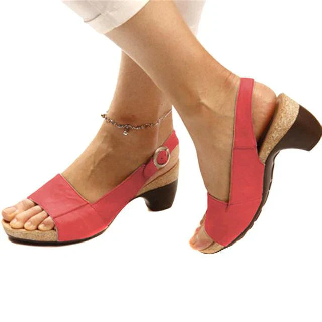 Serene Sandalias de Mujer de Verano – Sandalias Ajustables con Comodidad, Suela Amortiguada Antideslizante