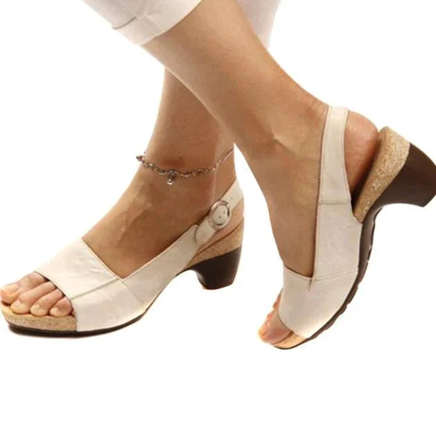 Serene Sandalias de Mujer de Verano – Sandalias Ajustables con Comodidad, Suela Amortiguada Antideslizante