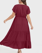 Zoey női pamut-len mellény – Boho midi ruha zsebekkel, A-vonalú és laza szabású