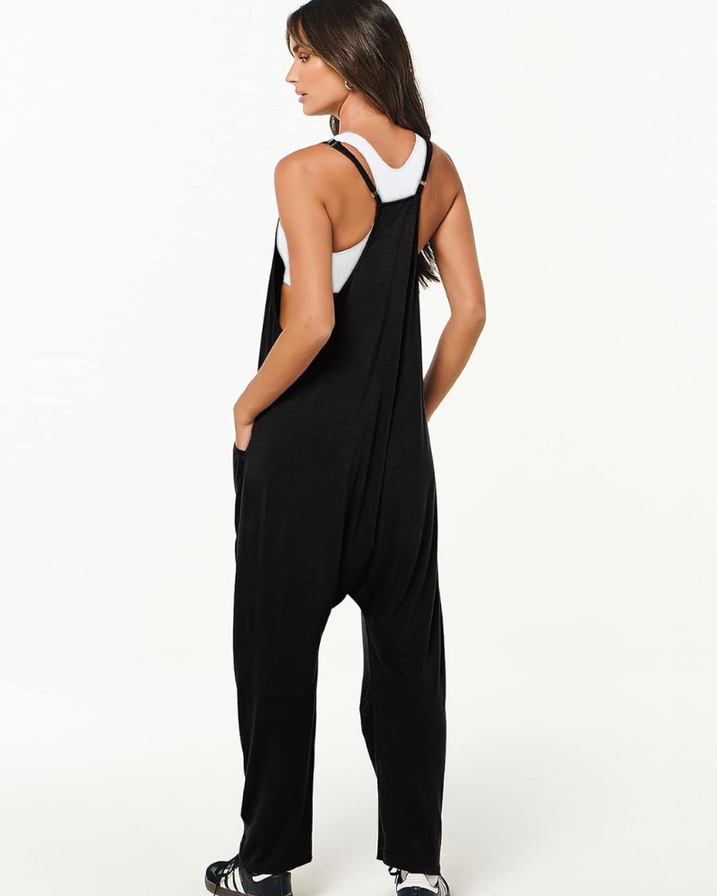 Kennedy Tuta Mujer – Mono de Verano con Tirantes Ajustables y Corte Amplio