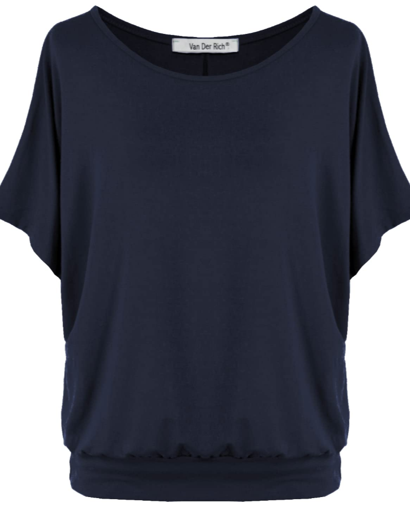 Gianna Top Donna – Oversize viszkóz felső denevér ujjakkal, Olaszországban készült