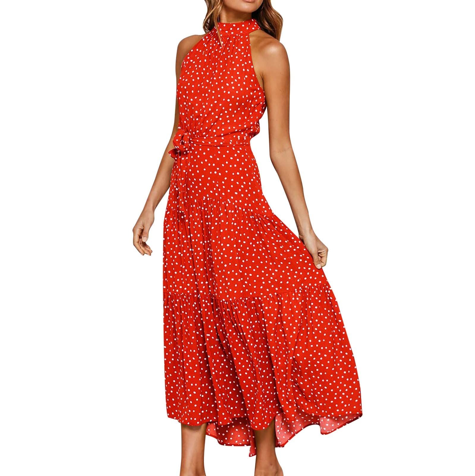 Ariana Vestito Donna Boho – Stampa Floreale, Fit Morbido & Tessuto Stretch